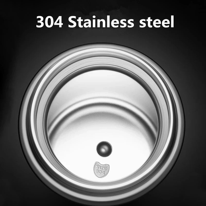 Garrafa de água a vácuo inteligente temperatura de exibição 500ml segurança 304 aço inoxidável café thermose men presente do negócio logotipo personalizado