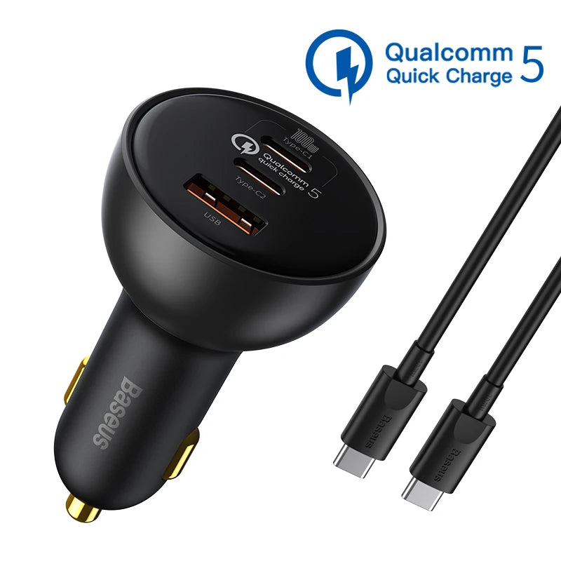 Baseus 160W Car Charger QC 5.0 Fast Quick