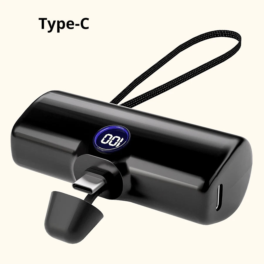 Liboer Fast Charging Portable Power Bank LED Display Mobile External Battery for iPhone Samsung Xiaomi OPPO Compact Powerbank