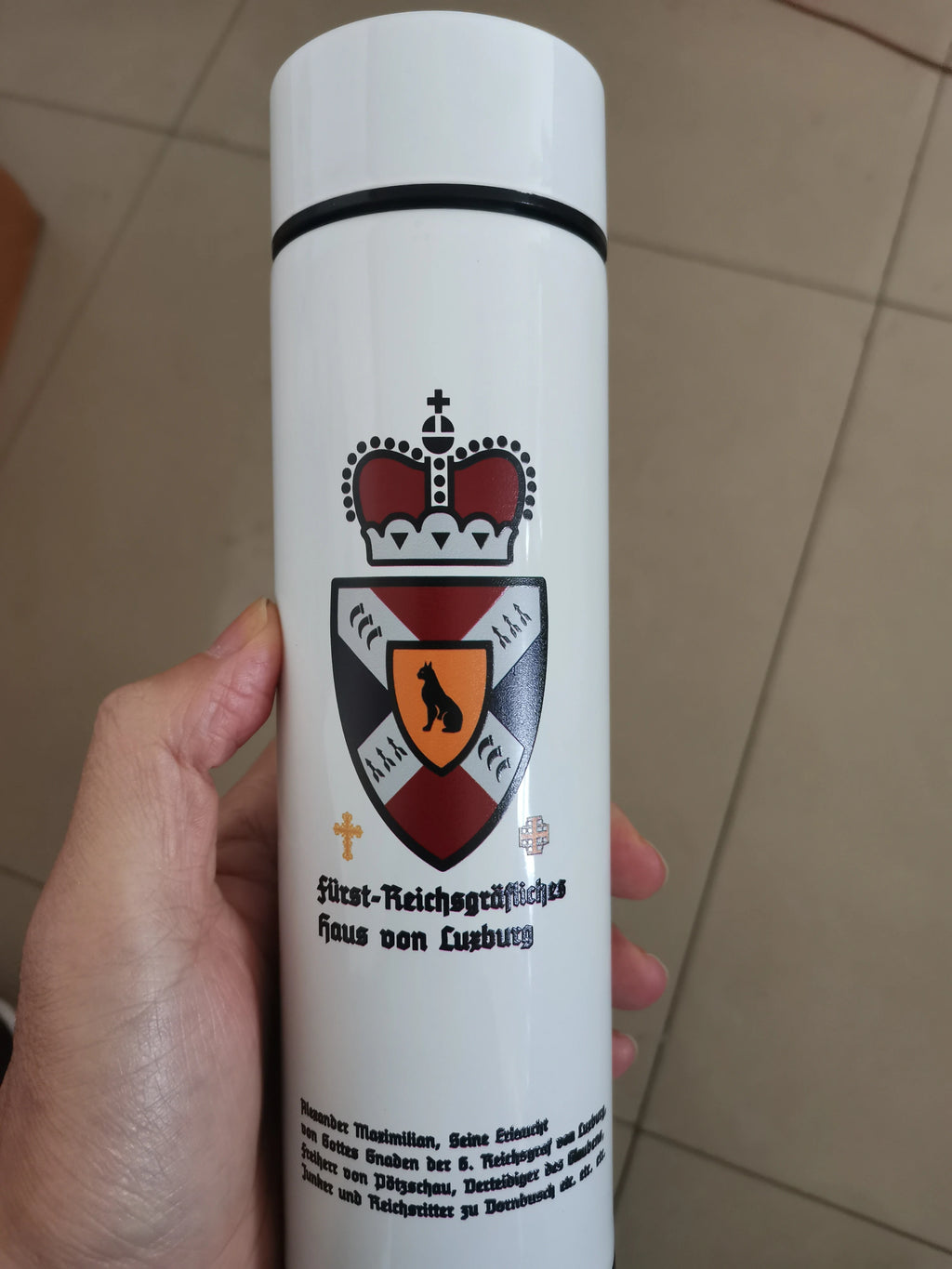 Garrafa de água a vácuo inteligente temperatura de exibição 500ml segurança 304 aço inoxidável café thermose men presente do negócio logotipo personalizado