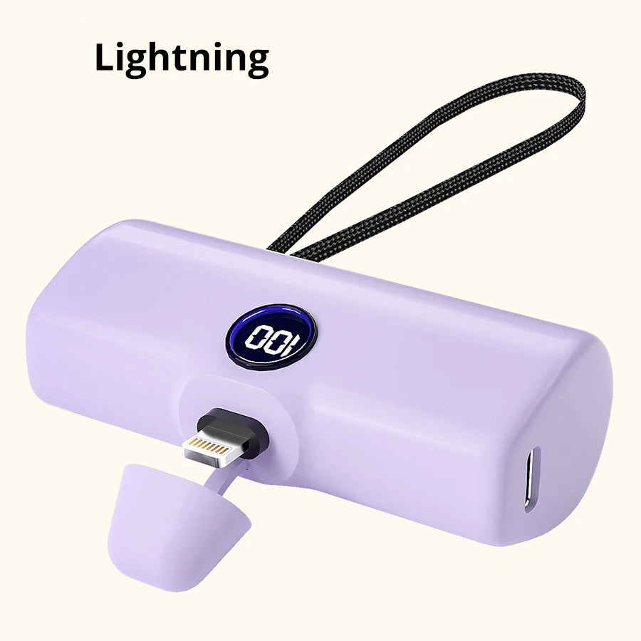 Liboer Fast Charging Portable Power Bank LED Display Mobile External Battery for iPhone Samsung Xiaomi OPPO Compact Powerbank