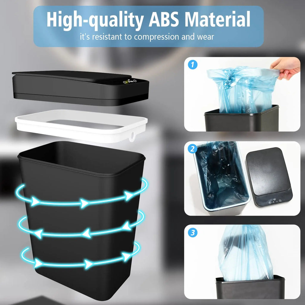 Caixote do Lixo Automático com Sensor de Movimento