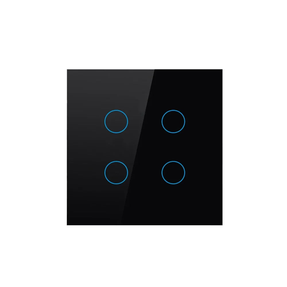 Interruptores de Luz Inteligentes Tuya Wi-Fi com Sensor de Toque – Compatível com Alexa e Google Home