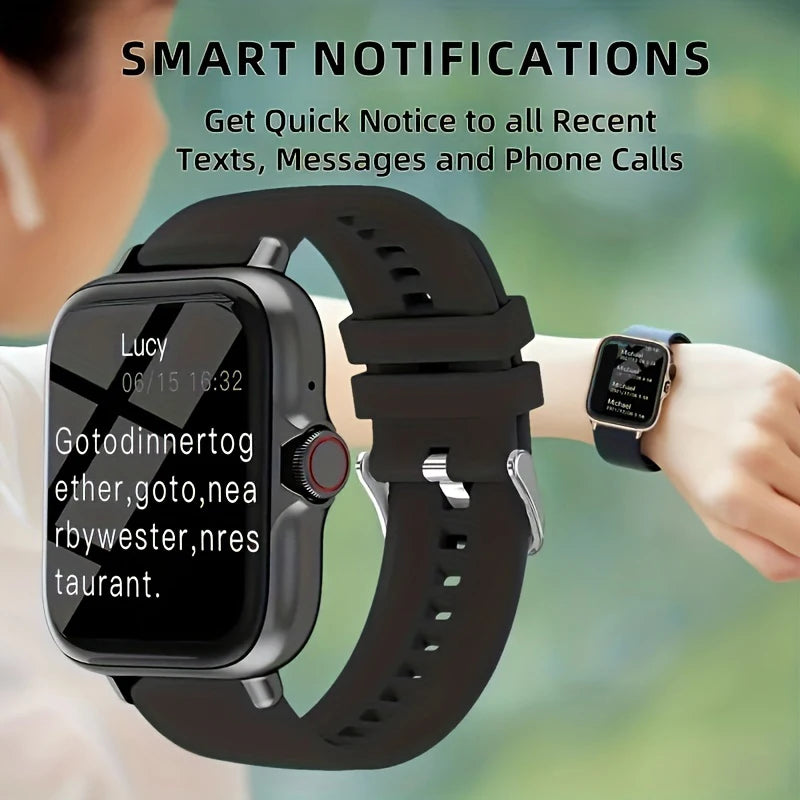 Smart watch com Chamada – Modo Multi-Esporte e Lembrete de Mensagens para iPhone/Android